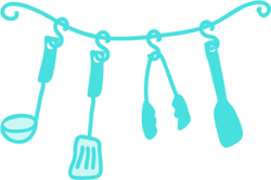 動くキッチンツール