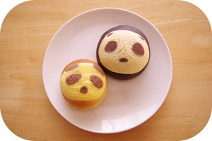 パンダの顔パン
